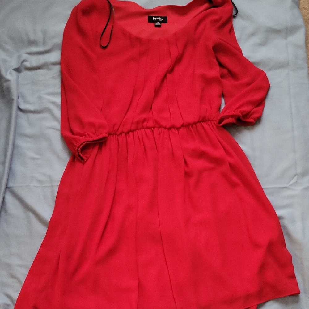 by & by Red Midi Dress